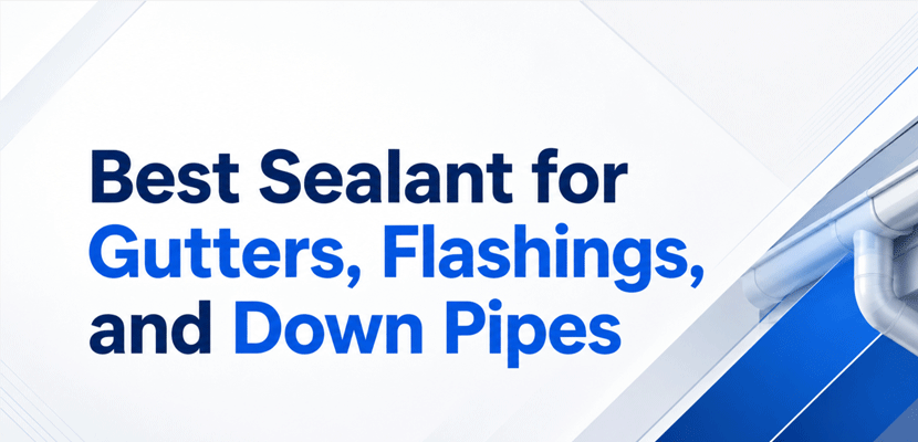 Best Sealant for Gutters, Flashings, and Down Pipes