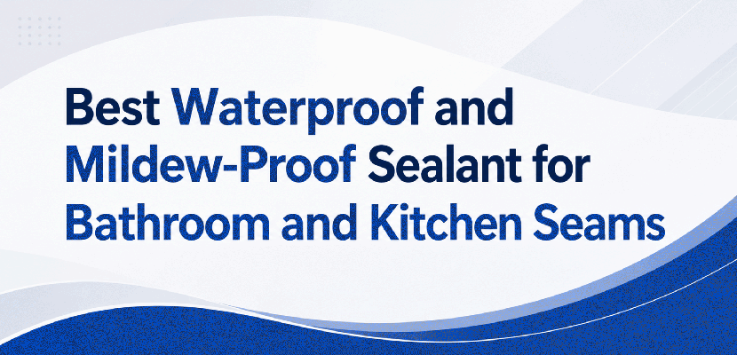 Best waterproof and mildew-proof sealant for bathroom and kitchen seams