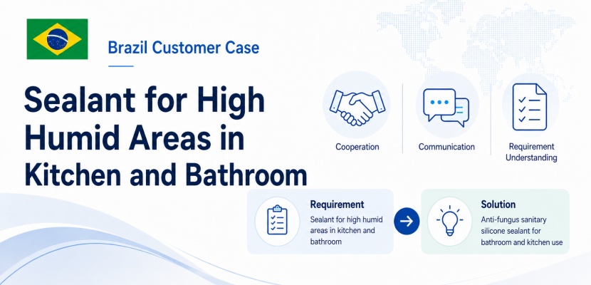 How a Brazil Customer Solved Mold Problems Around Kitchen and Bathroom Joints