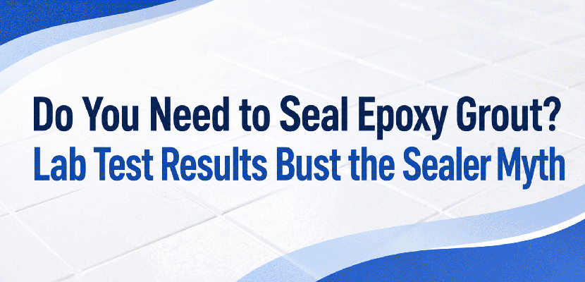 Do You Need to Seal Epoxy Grout? Lab Test Results Bust the Sealer Myth