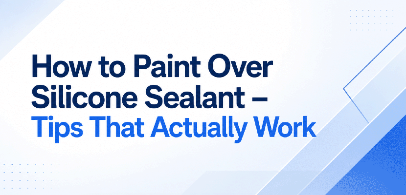 How to Paint Over Silicone Sealant – Tips That Actually Work
