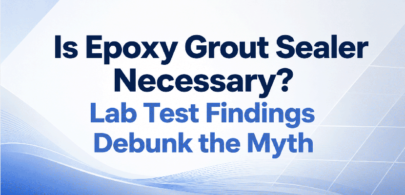 Is Epoxy Grout Sealer Necessary? Lab Test Findings Debunk the Myth