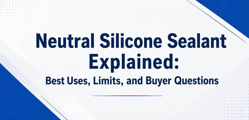 ​Neutral Silicone Sealant Explained: Best Uses, Limits, and Buyer Questions