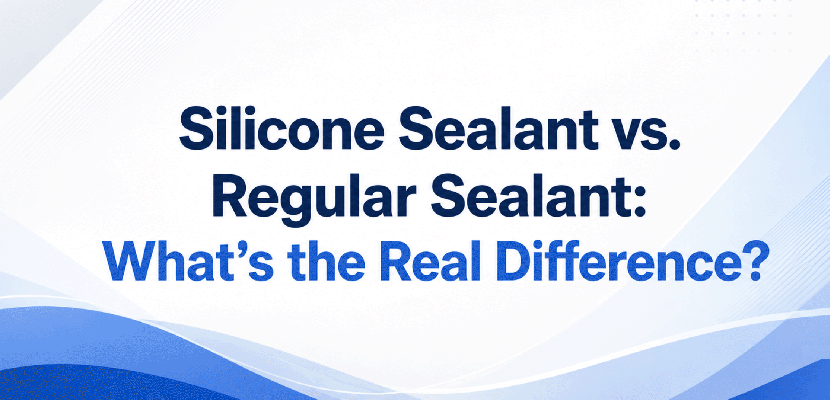 Silicone Sealant vs. Regular Sealant: What’s the Real Difference? (Complete Guide)
