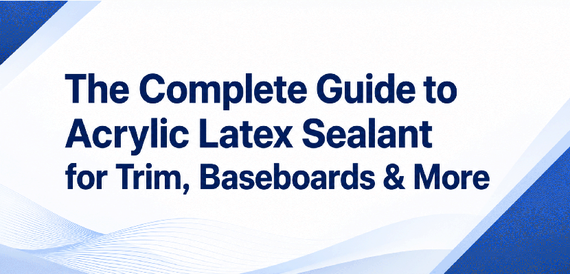 The Complete Guide to Acrylic Latex Sealant (For Trim, Baseboards & More)