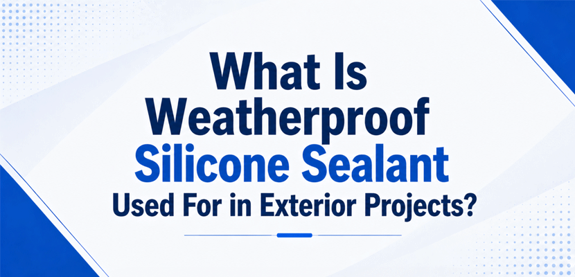 What Is Weatherproof Silicone Sealant Used For in Exterior Project