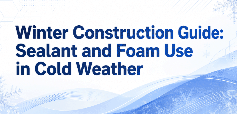 Winter Construction Guide: Sealant and Foam Use in Cold Weather
